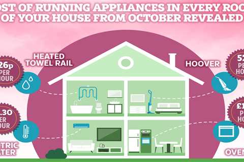 Cost of running appliances in every room of your house from October revealed