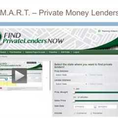 Find Cash Buyers & Private Money Lenders Video Demonstration