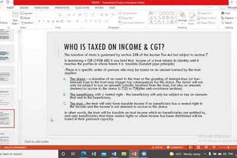 Taxation of Trusts|South Africa